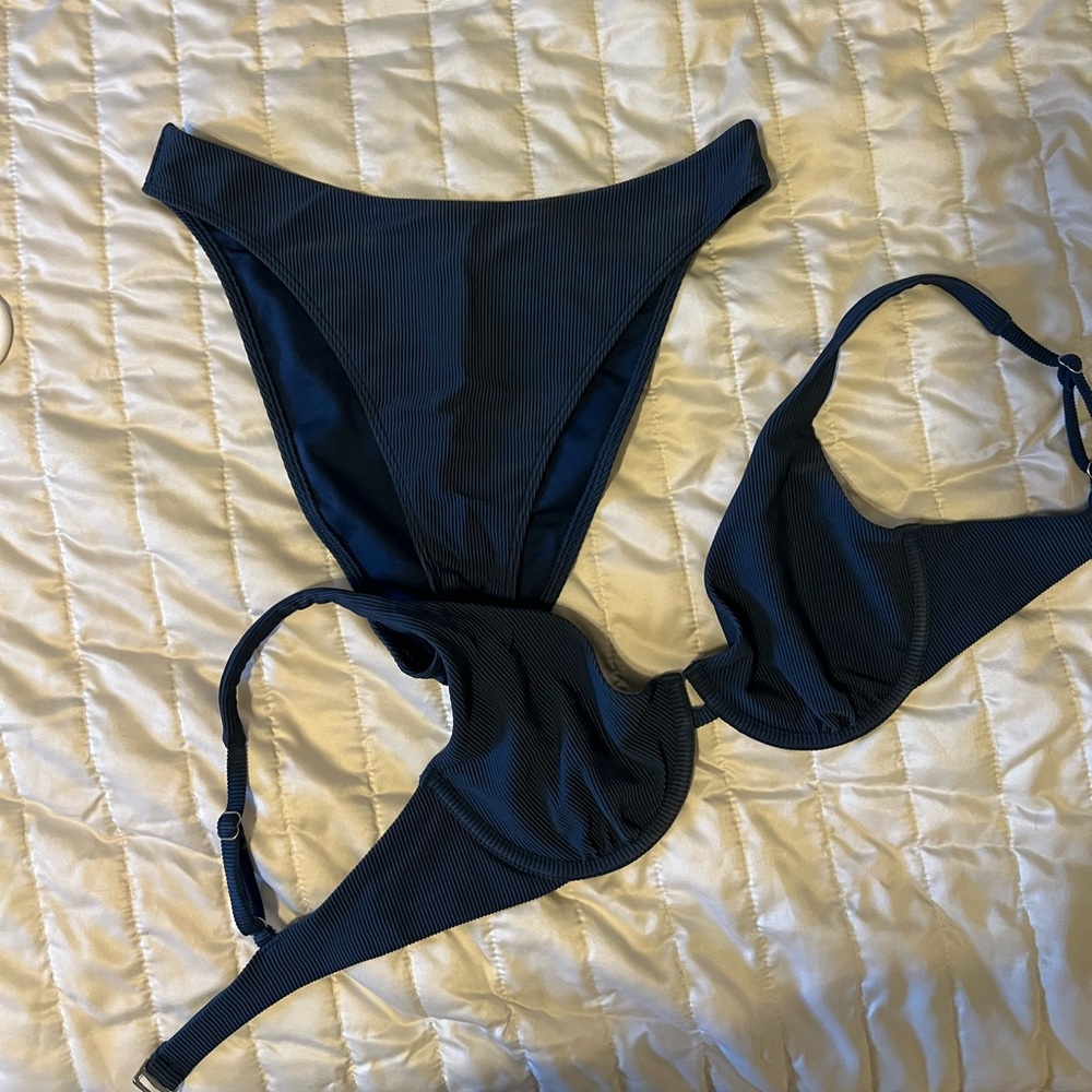 Navy Blue Bikini Bottom